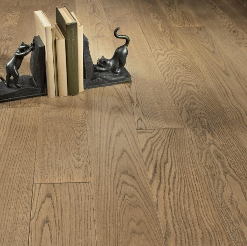 Инженерная доска Coswick Бражированная Шабо 107мм Шелковое Масло Дуб Селект с брашью (Текстурированная) 300…1845х107,95 мм 11371259 - Вид №1