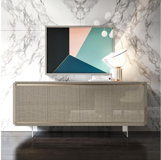 Barnini Oseo Буфет из лакированной древесины с распашными дверцами Richmond upon thames Rc180 - Вид №1