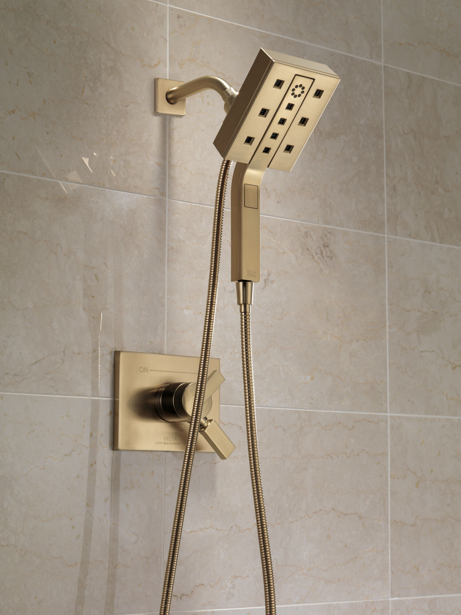 T17053-CZ Облицовка только для клапана Monitor® серии 17 Delta Faucet Vero Шампанское бронза - Вид №13