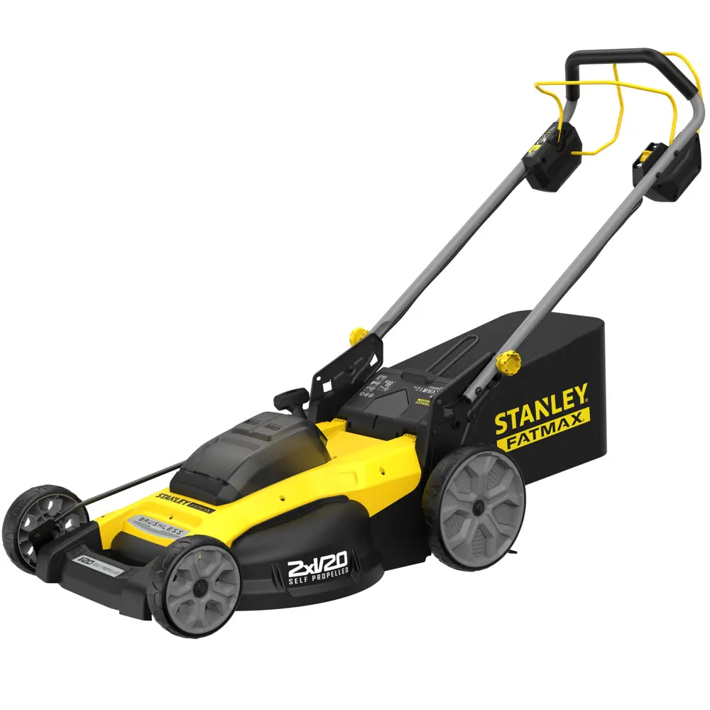 Газонокосилка аккумуляторная Stanley SFMCMWS251M-QW 36 В 51 см 2x4 Ач АКБ и ЗУ входит в комплект Santreyd STLM-2162935 - Вид №1