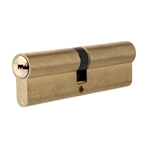 Цилиндр Apecs SM-80, 40х40 мм, ключ/ключ, цвет золотой