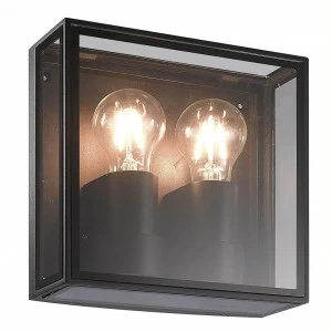 Уличный светильник светодиодный настенный на 2 лампы серый Verbier 7066 MANTRA VERBIER 00-3898472 Серый