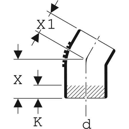 308.150.14.1 Отвод Geberit Silent-db20 Geberit  - Вид №10