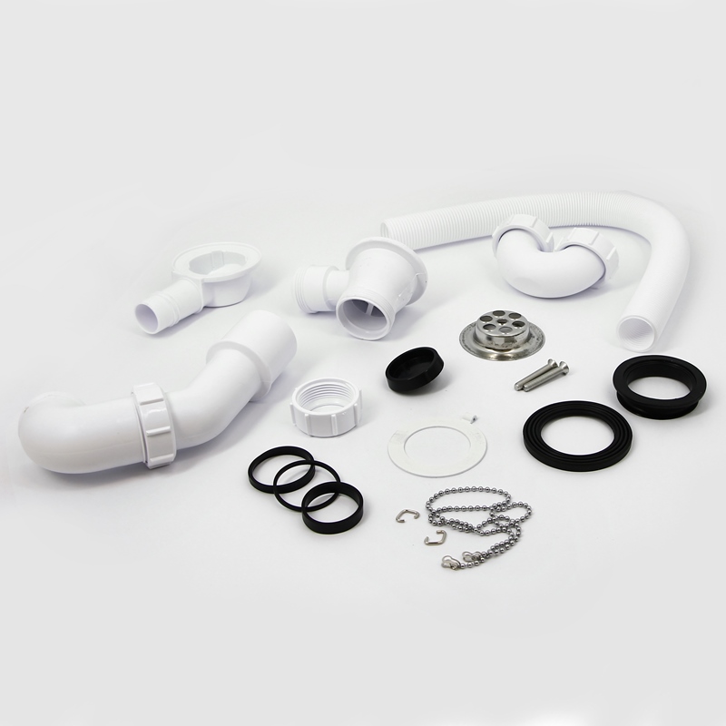 Слив-перелив McAlpine L368 х D34 мм нерж. реш. пробкой и цепочкой выход D=40/50 мм MRB1 - Вид №2