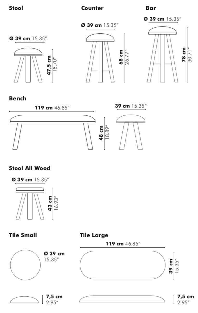 Деревянный низкий мягкий стул BuzziSpace BuzziMilk ARCH-00065698 - Вид №22