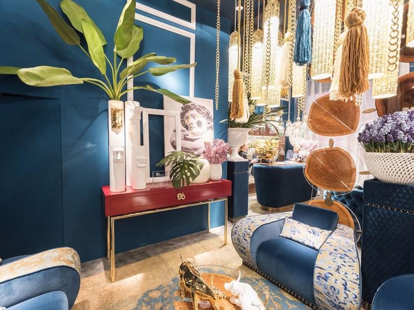 VGnewtrend Лакированная прямоугольная консоль с ящиками New secret 7512075.30  - Вид №2