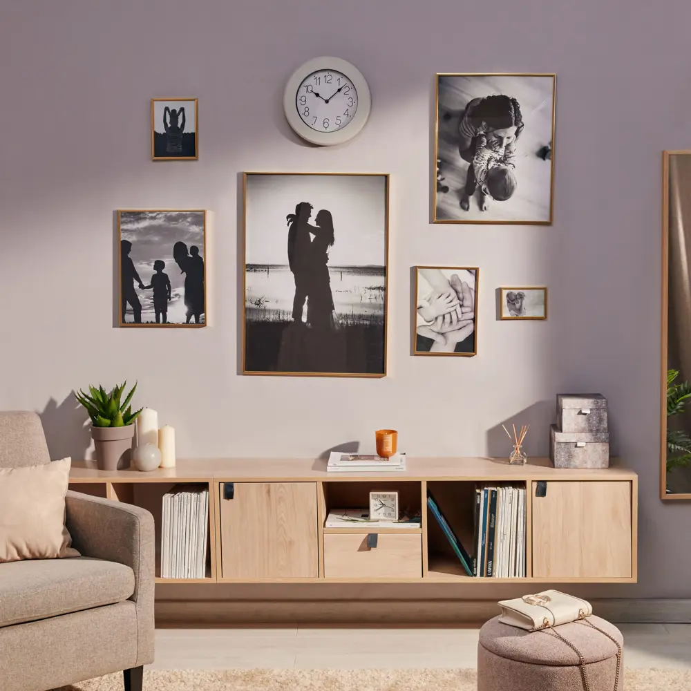 Рамка KREAFORTA Lila 40x50 см пластик цвет золото STLM-2153497 - Вид №7