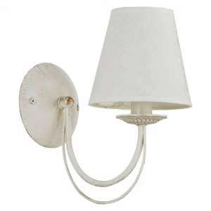 Бра металлическое с абажуром белое Irma 20910 ALFA IRMA 00-3928253 Белый