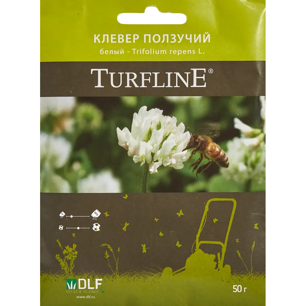 Семена сидерата Клевер Ползучий (белый) 0.05 кг 13995975 STLM-2131322 TURFLINE 
