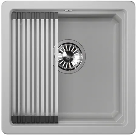 KS-4501U, АРКТИК (БЕЛЫЙ), кухонная мойка, кварц