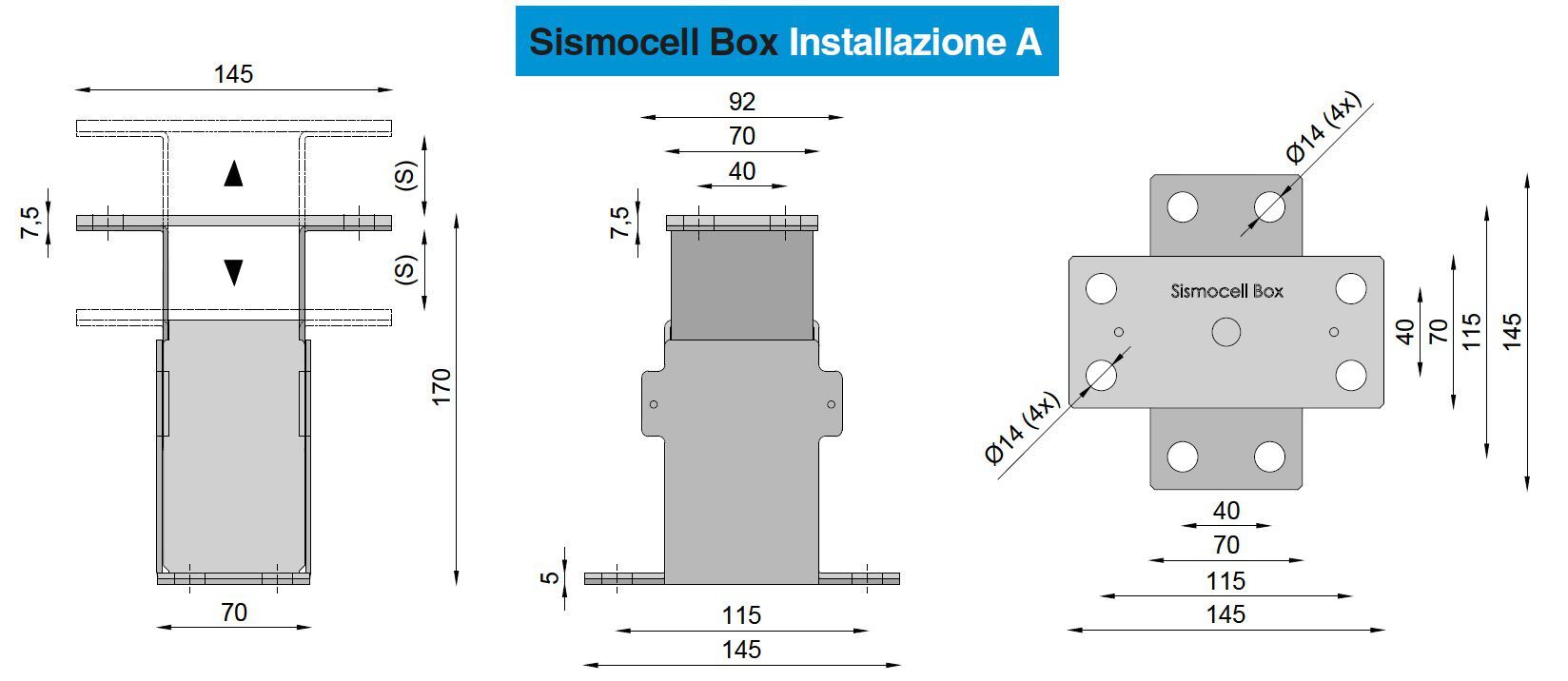 Сейсмостойкое устройство Sismocell SISMOBOX - TT4 ARCH-00139326 - Вид №5