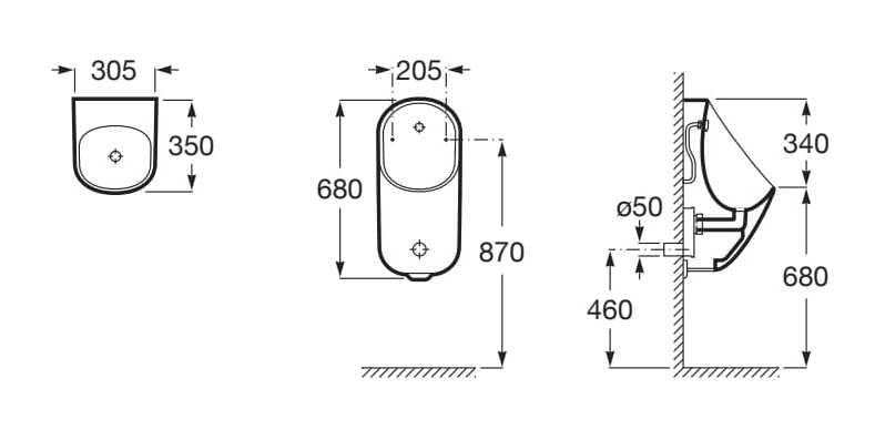 Электронный писсуар в Китае Roca PROTON 3590J4..0 ARCH-00076635 - Вид №4