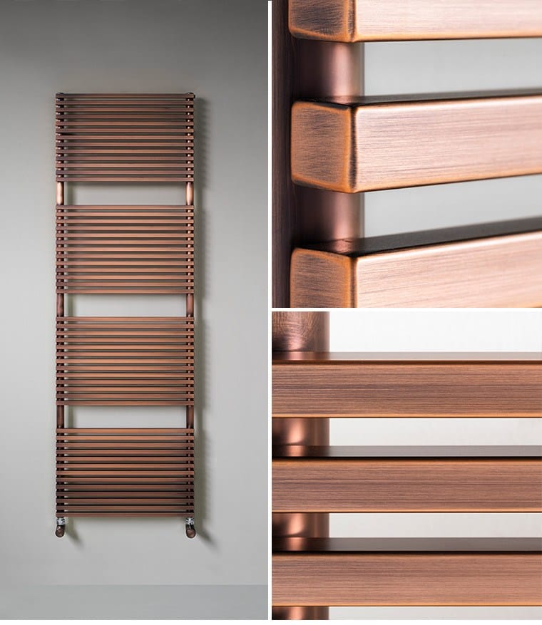 Настенный стальной вертикальный полотенцесушитель Tubes основы ARCH-00094814 - Вид №2