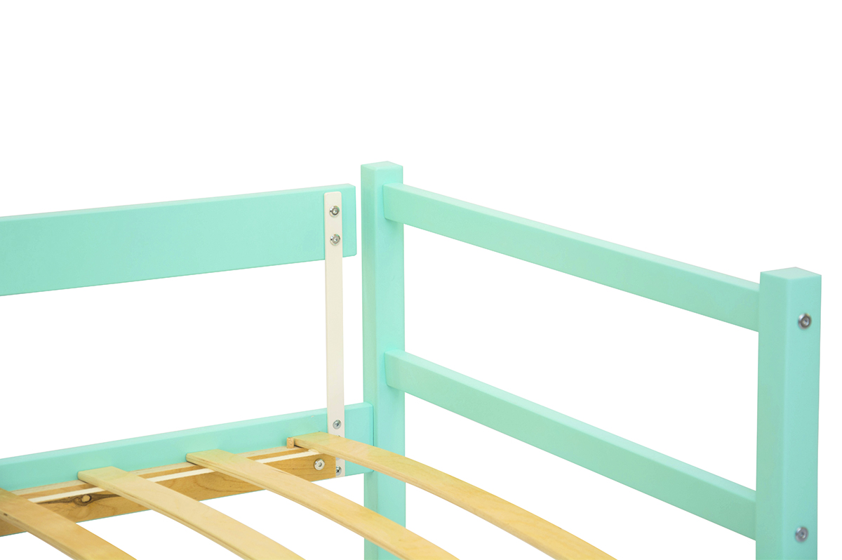 Съемный бортик для кровати Svogen мятный БЕЛЬМАРКО  326923 Голубой Santreyd  - Вид №1