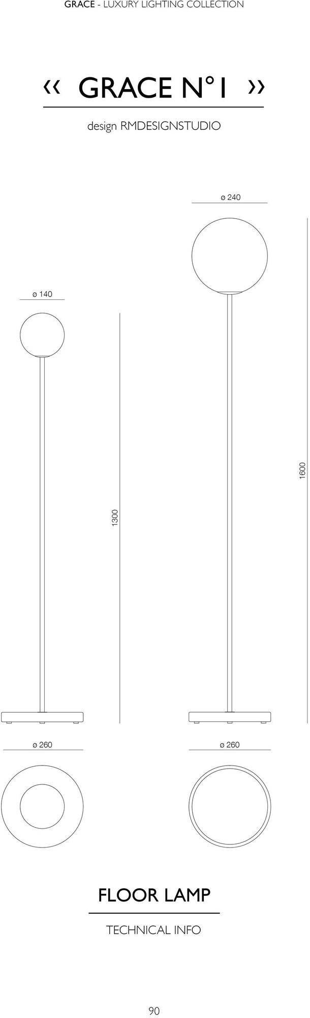 PROF Торшер из дутого стекла Grace sun-id-1356712 - Вид №10