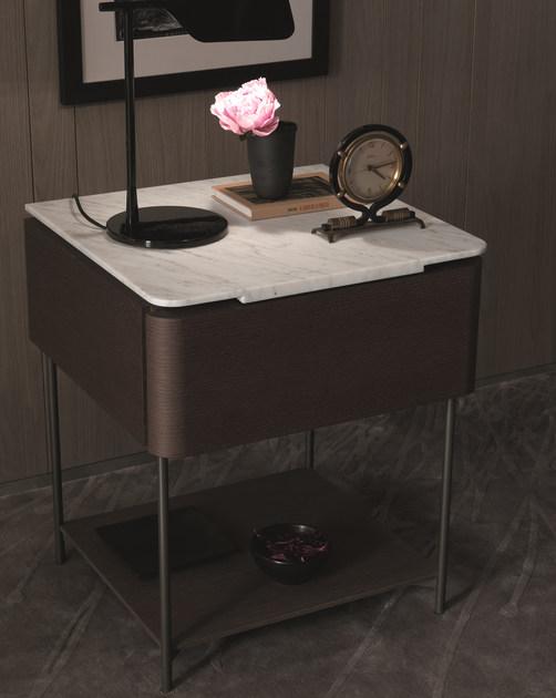 MisuraEmme Деревянная тумбочка с мраморной столешницей Misuraemme sun-id-1402870 - Вид №6