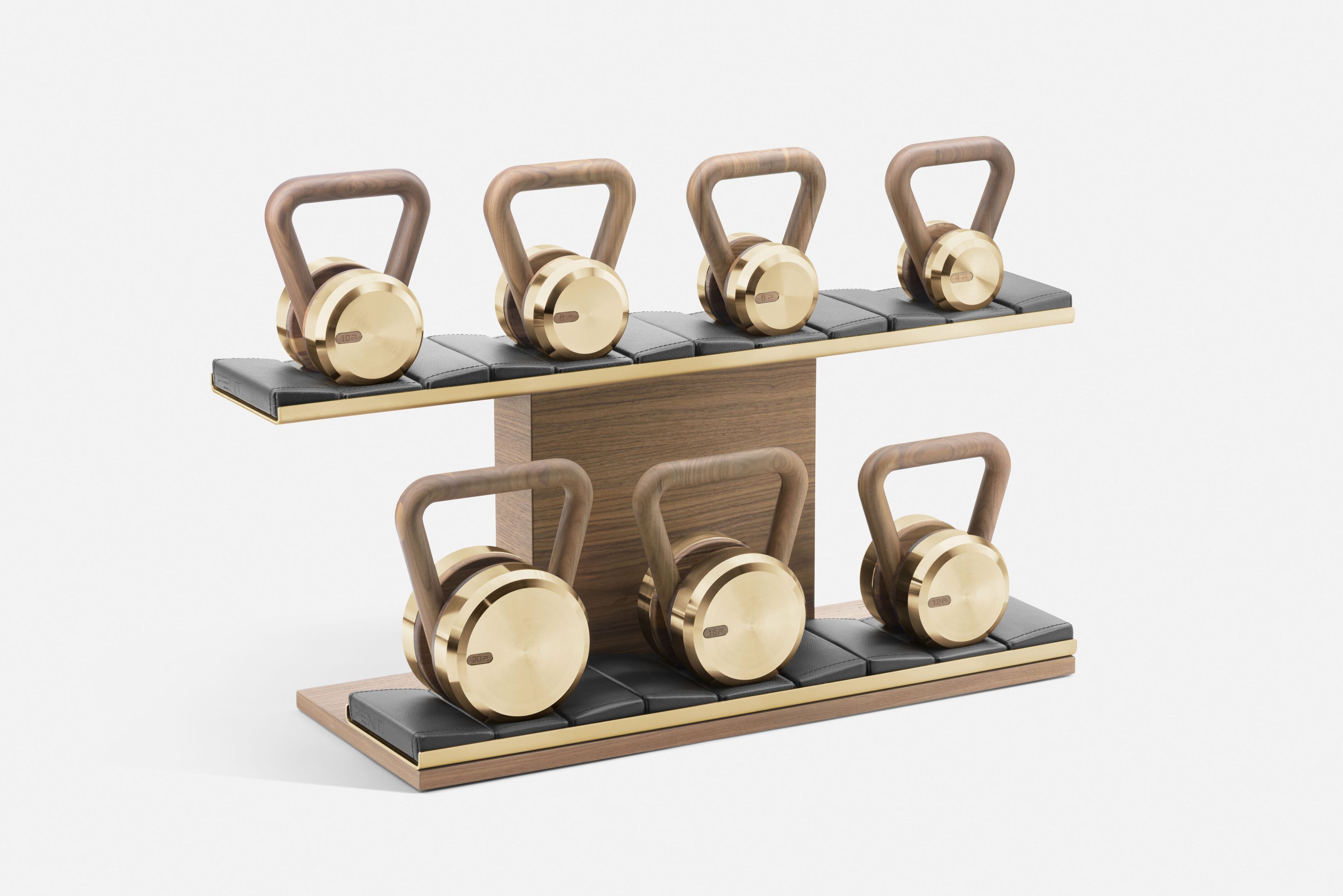 Набор гирь из нержавеющей стали и дерева PENT Lova ARCH-00152739 - Вид №1