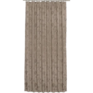 Штора на ленте «Калипсо» 160х260 см жаккард цвет коричневый