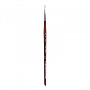 3003101 Кисть синтетика круглая короткая ручка №01 ХМ