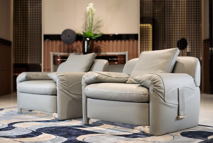 Turri Кожаное кресло с подлокотниками Eclipse sun-id-1361694 - Вид №1