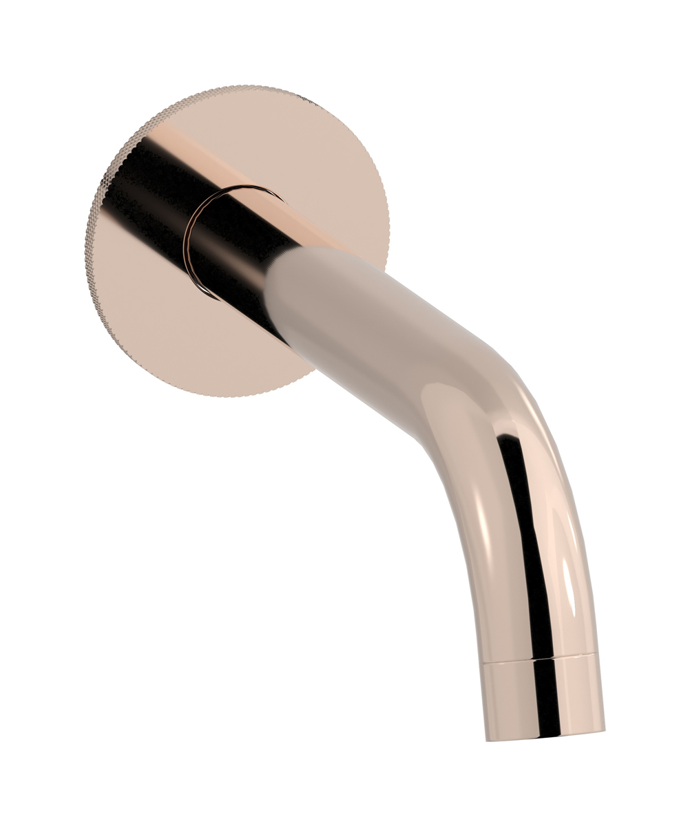 Длинный настенный излив для ванны WE ARE IB id328rs_23 Rose Gold Industria