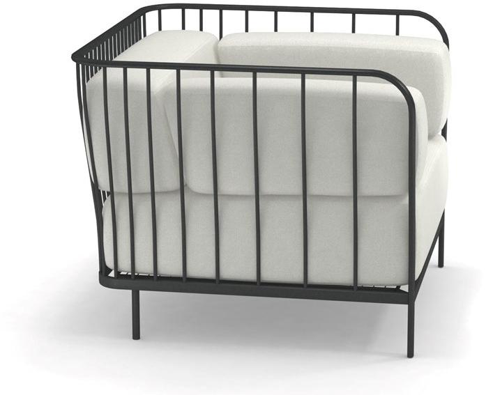 emu Садовое кресло из ткани с подлокотниками Cannolè 1080 - Вид №2