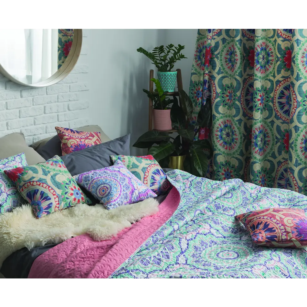 Наволочка декоративная Boho, 40x40 см, цвет синий Santreyd STLM-2122784 - Вид №5