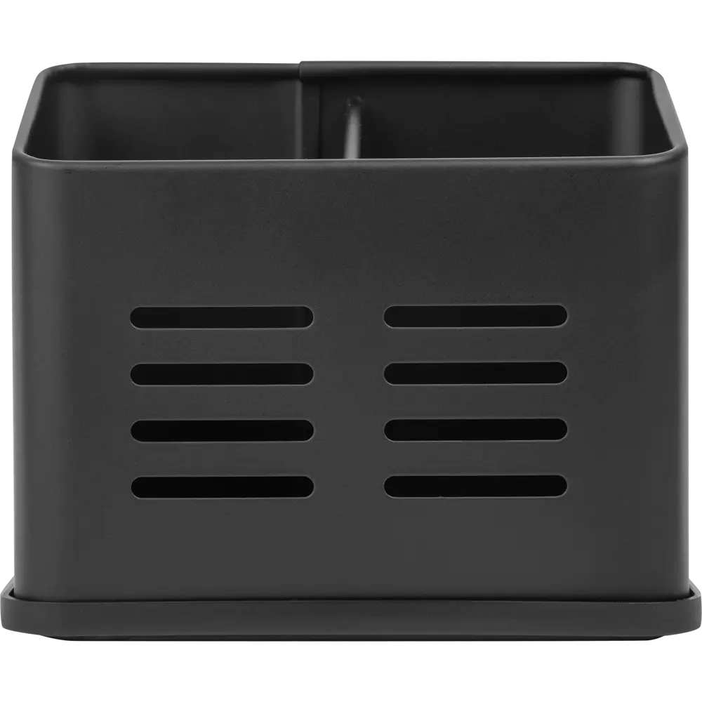 Подставка для приборов 15.8x9x13 см сталь цвет чёрный Santreyd STLM-2056821 - Вид №1