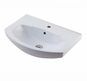 Элеганс, Мебельный умывальник Подвесная раковина настенная овальная ROSA ЭЛЕГАНС белая