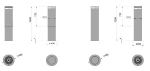 Фиксированные контртеррористические болларды