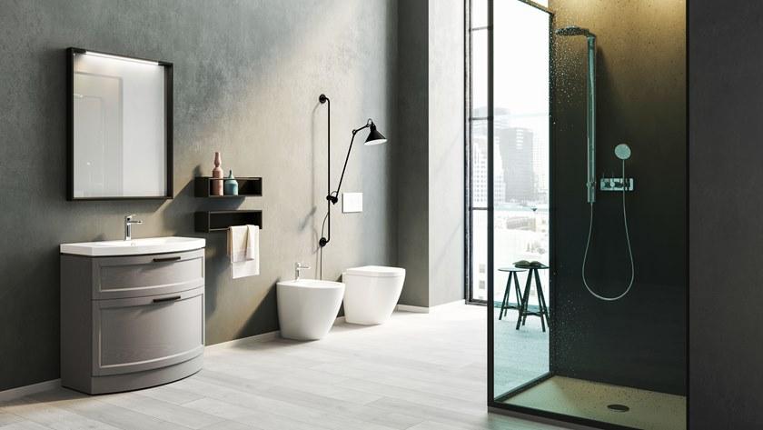 Mobiltesino Тумба под умывальник из ясеня с вешалкой для полотенец Estra sun-id-1425191 - Вид №1