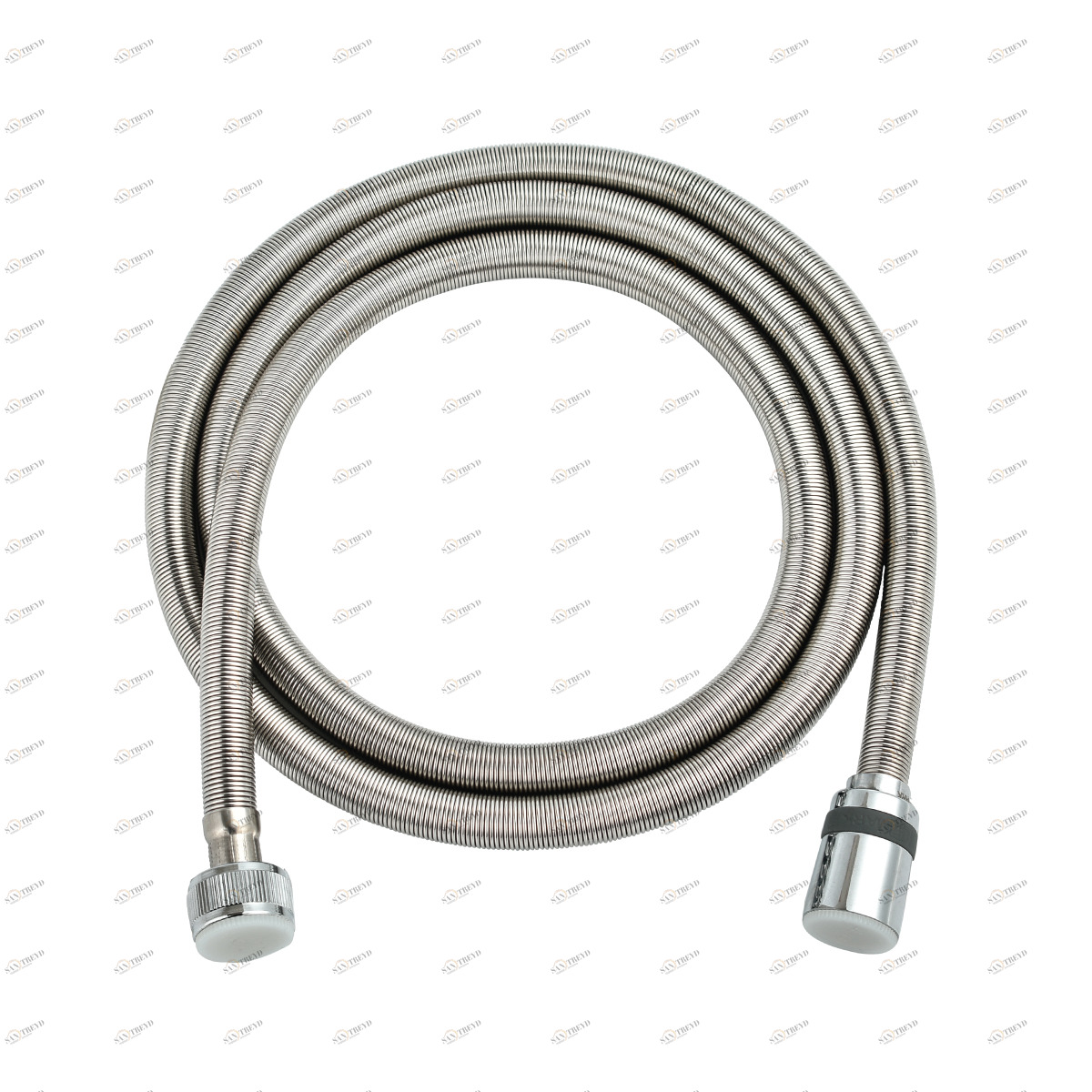 LE8049S Душевой шланг пружинный 1,5 м, TURN-FREE, сталь хромированная, блистер LEMARK 