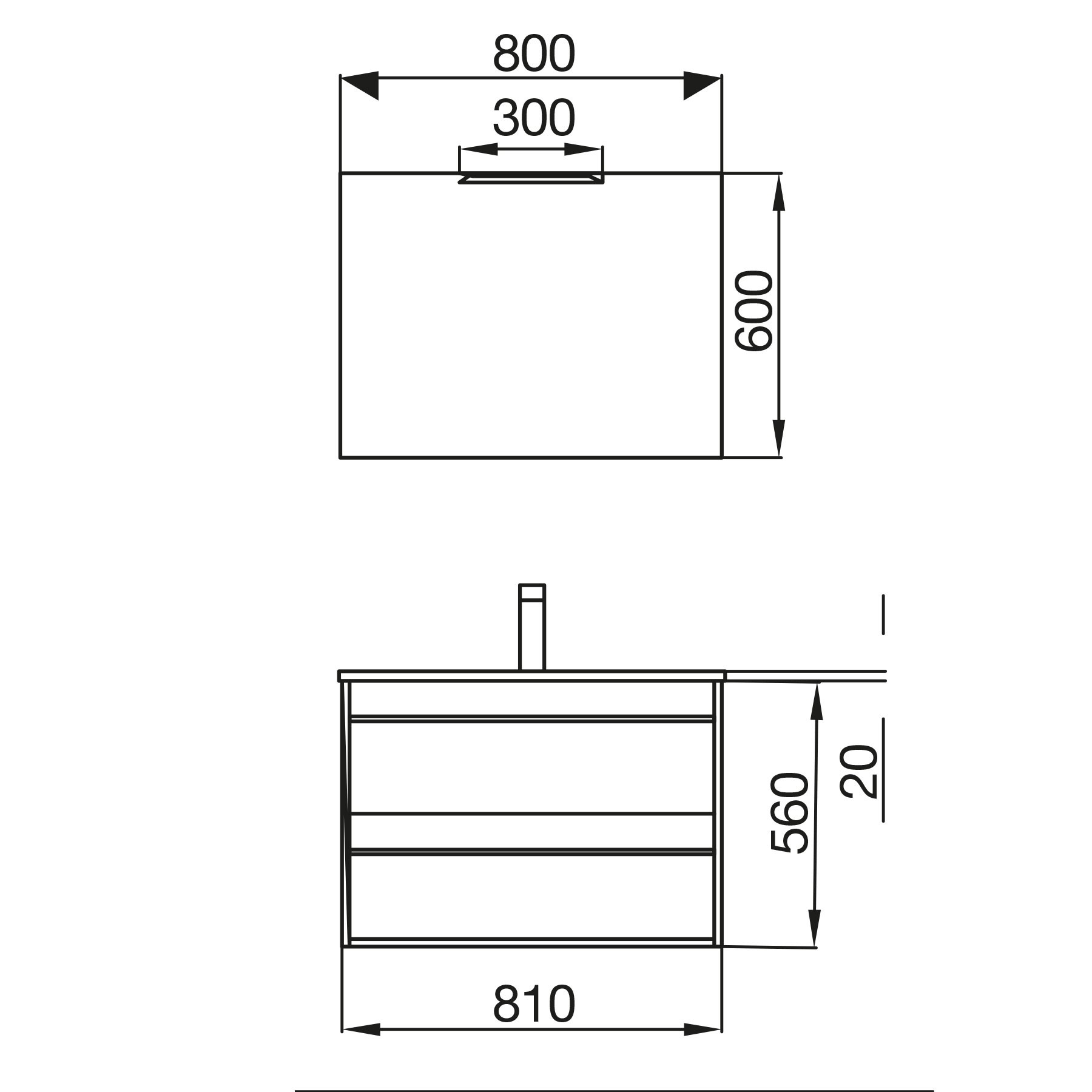 84944 SALGAR Комплект мебели для ванной ATTILA 800 OSTIPPO OAK + Раковина + Зеркало + Свет Робл Остиппо - Вид №3