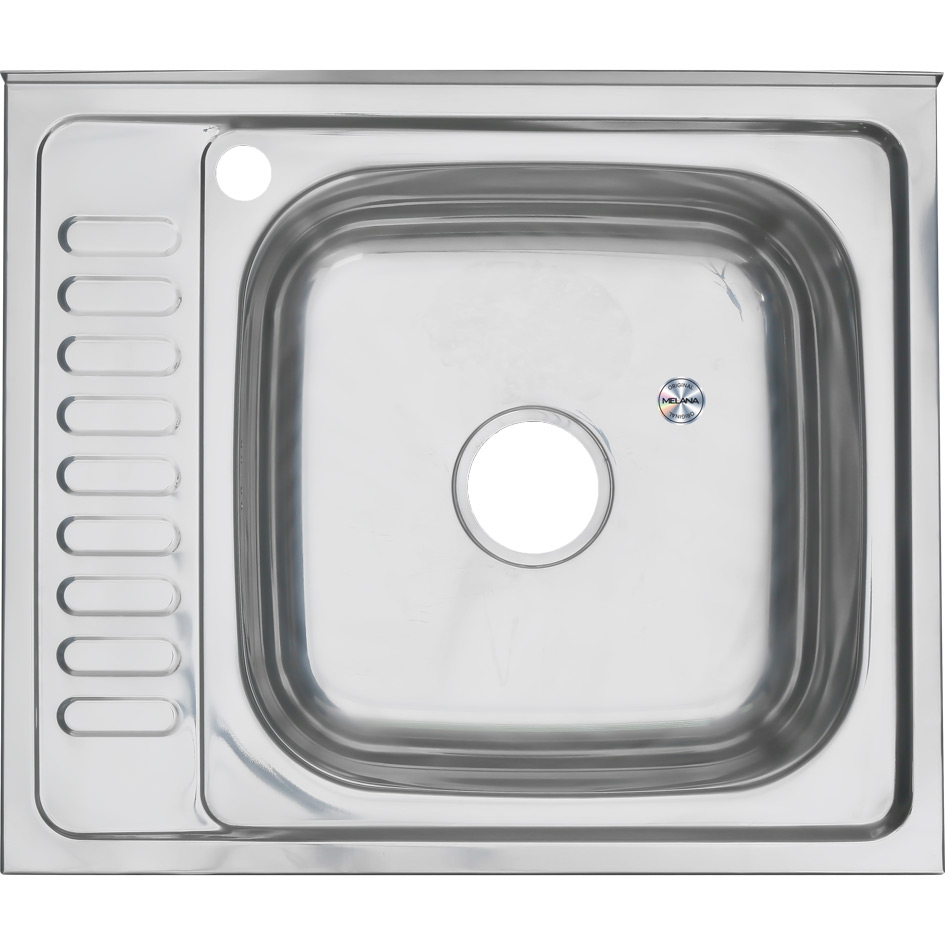 Мойка 6050 R MELANA 0,4/160 накладная прямоугольная (127 t R*20) 127 t R (*20)