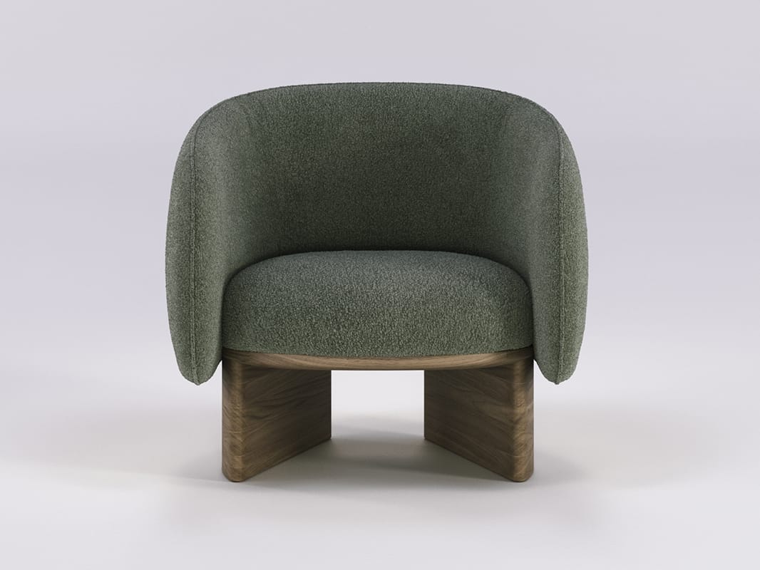 Тканевое кресло с подлокотниками Wewood гнездо ARCH-00029061 - Вид №14