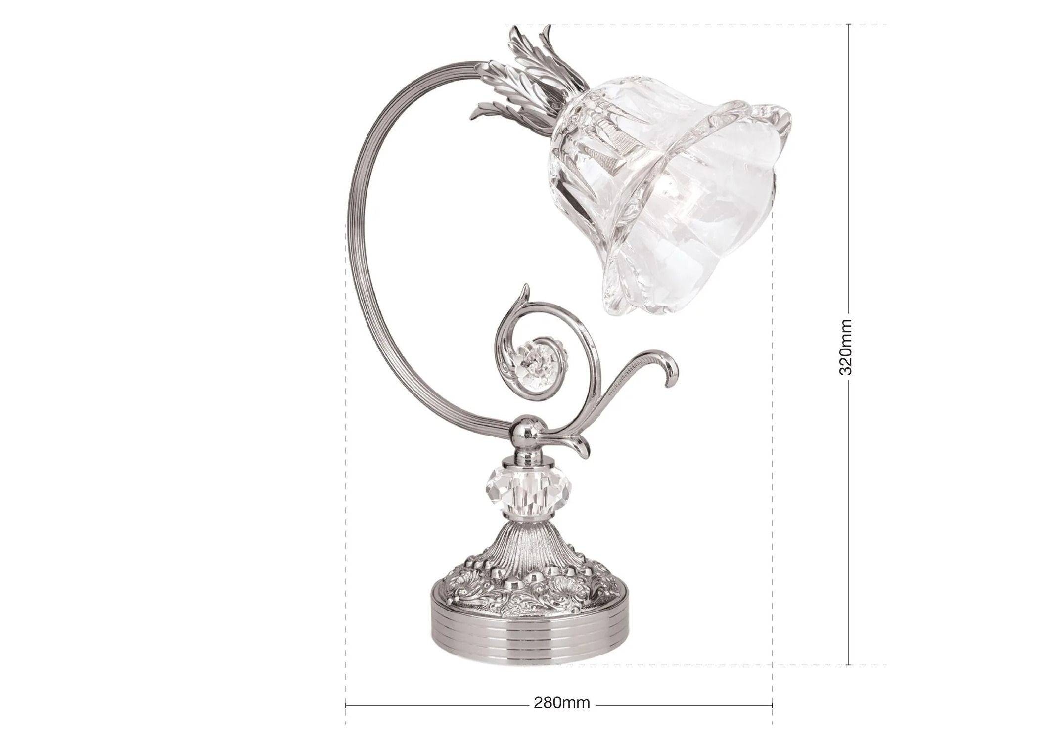 Кристалл и латунь настольная лампа Orion La Boheme ARCH-00007898 - Вид №4