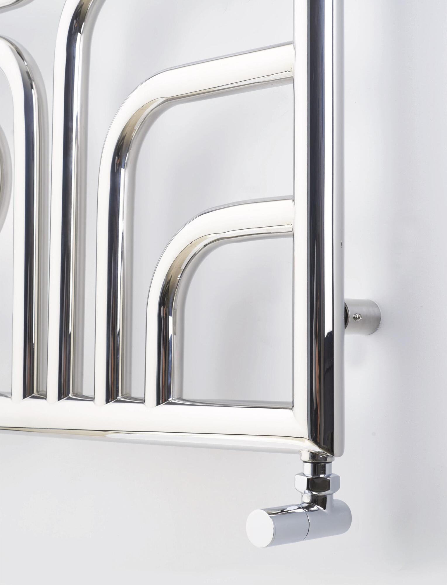 Полотенцесушитель Hammam TERRA Stainless steel  комбинированный; электрический или водяной Сталь  - Вид №3