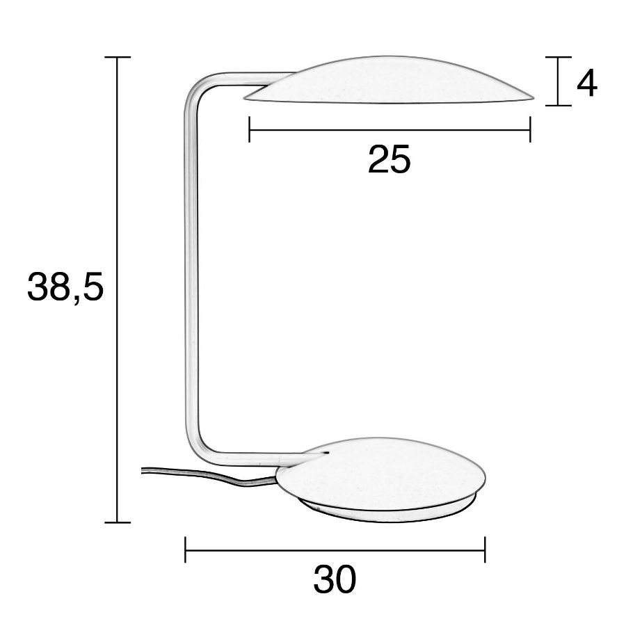 Лампа настольная Pixie, серая Zuiver 5200076 - Вид №9
