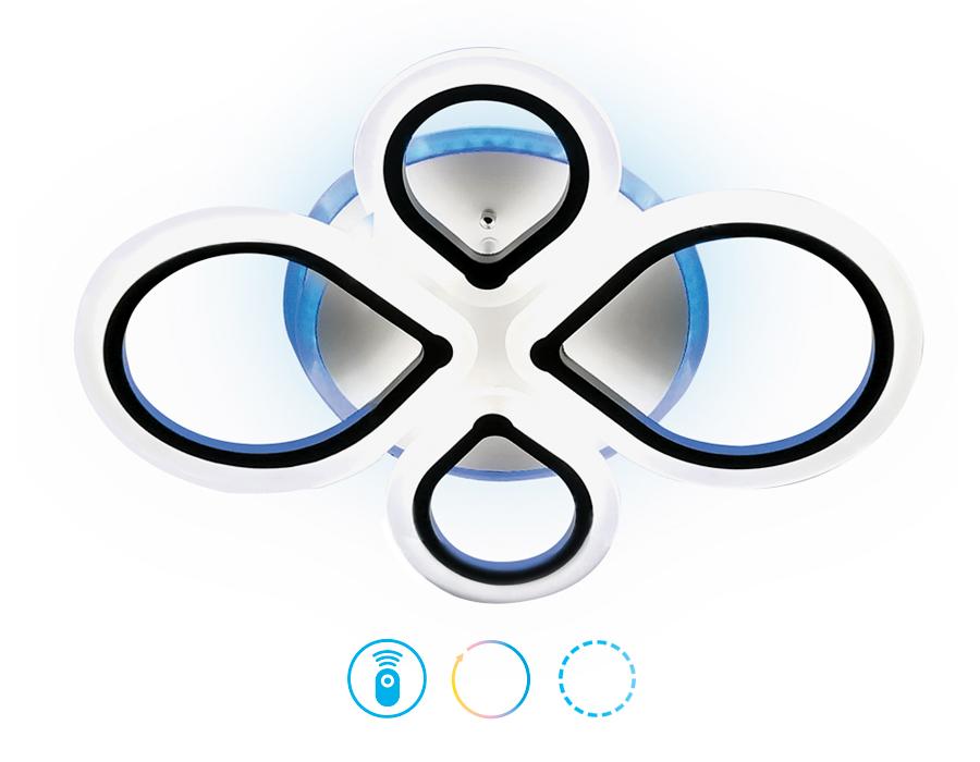 Потолочная светодиодная люстра Ambrella light Original FA520 AMBRELLA LIGHT ORIGINAL 336961 Белый - Вид №1