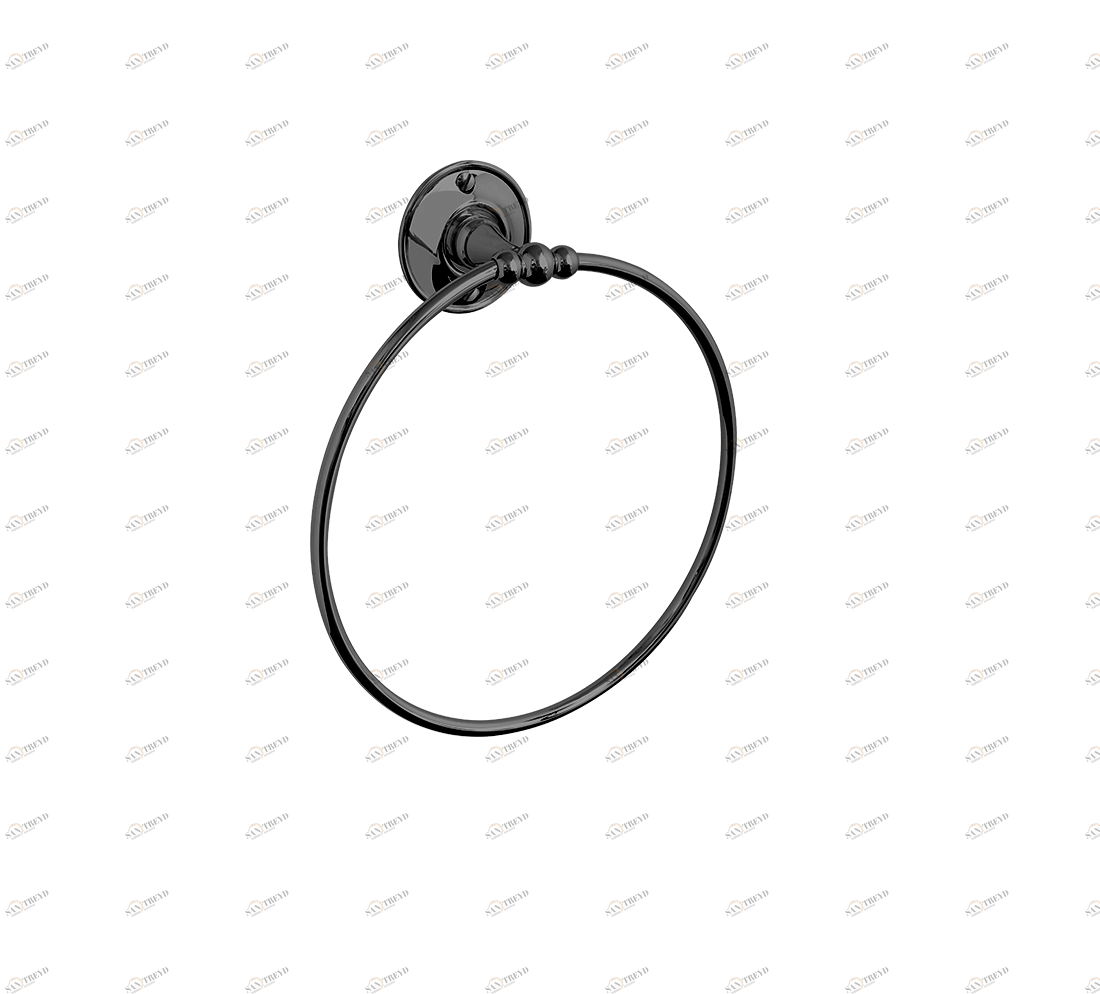 Gentry Home Настенный керамический подстаканник Kent Темный никель GH102409