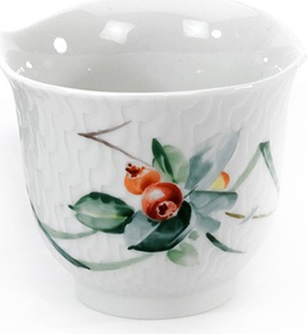 93261 Meissen Стаканчик 6см "Игра волн, рельеф, дикая флора" Фарфор 