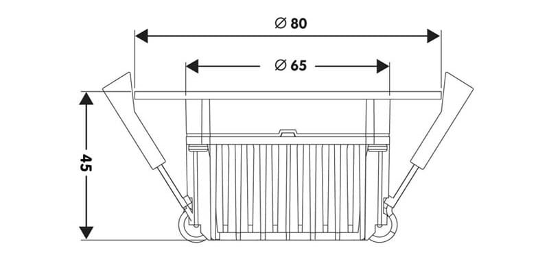 Алюминиевый круглый светодиодный светильник Proled Creatos ARCH-00086260 - Вид №2