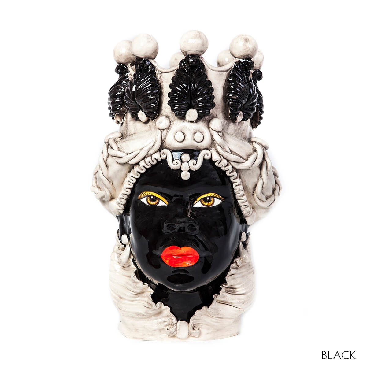 200654-LU ABHIKA ВАЗА MORO LADY BIG GOLD FINISH  - Вид №5