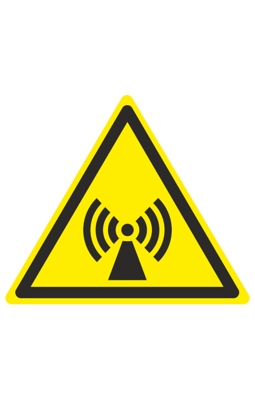 68415 Знак "Внимание. Электромагнитное поле"  Предупреждающие знаки размер 100 х 100 мм Спецодежда 