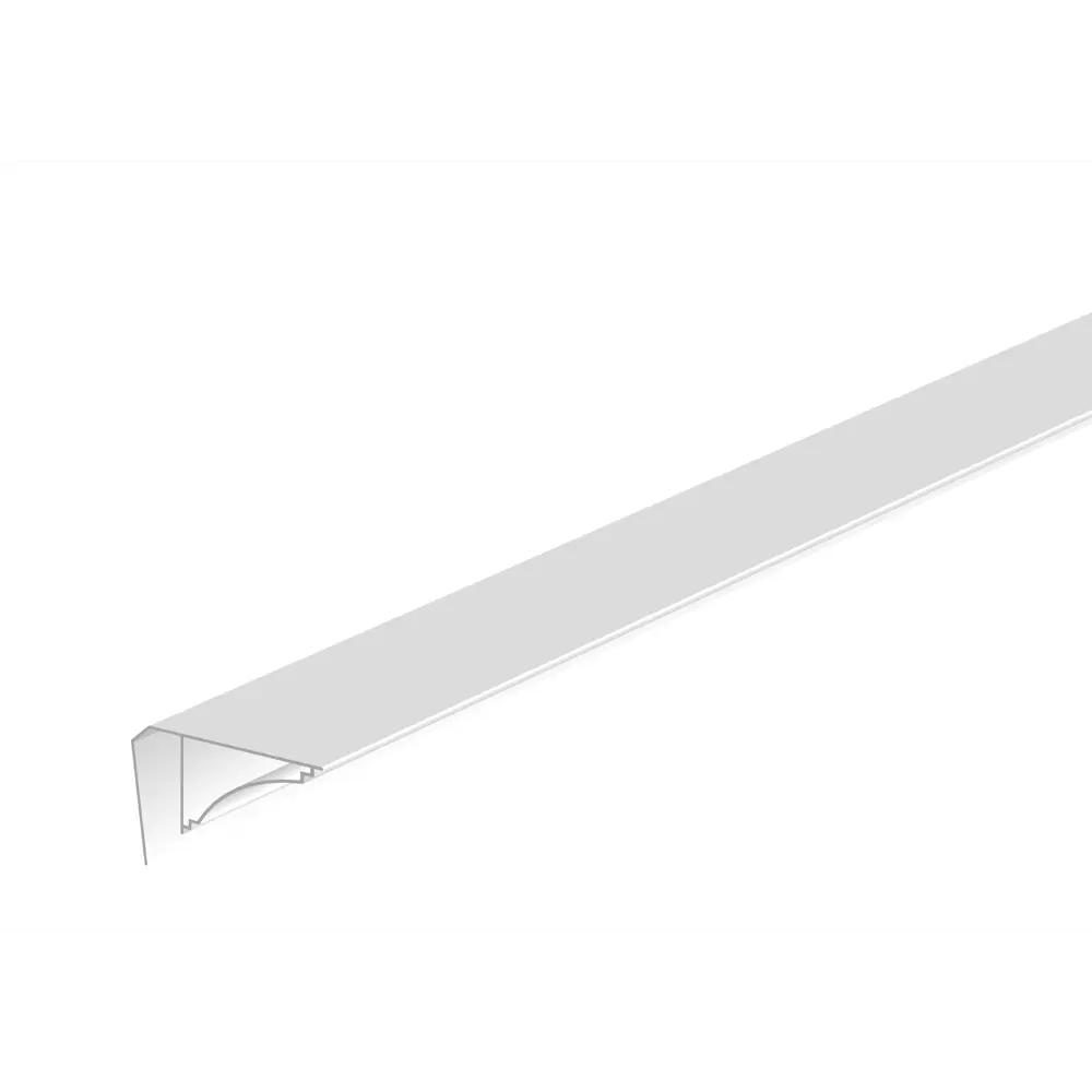 Профиль ПВХ потолочный для плинтуса 10x3000 мм белый Santreyd STLM-2049269