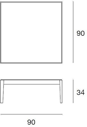 Pacini & Cappellini Низкий стол из cimento® Dominique 5370 - Вид №3
