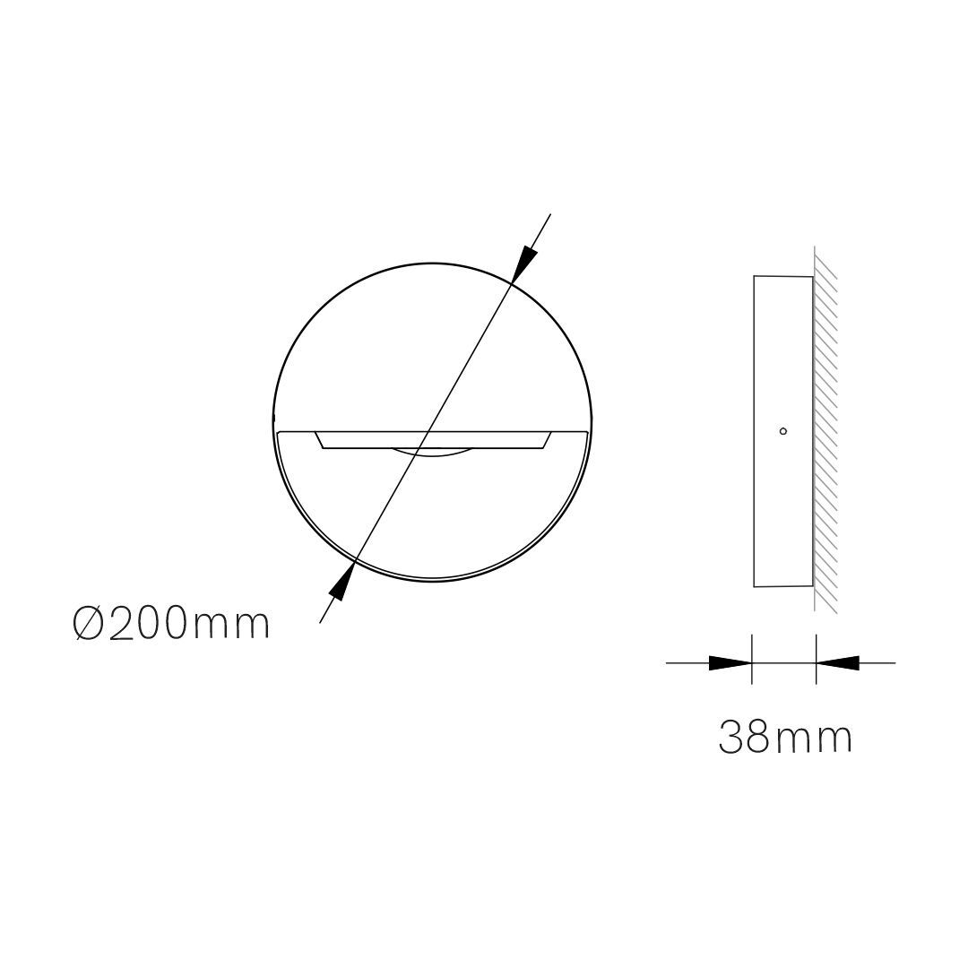 Поликарбонат светодиодные наружные настенные светильники BENEITO FAURE CLOS 8W ARCH-00057729 - Вид №7