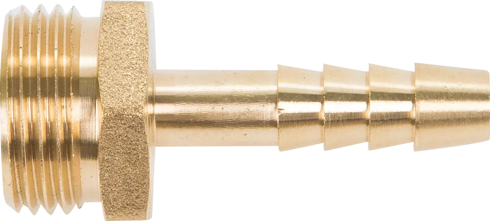 Латунный штуцер BOUTTE для шланга 3/8" x 6 мм с наружной резьбой 11677076