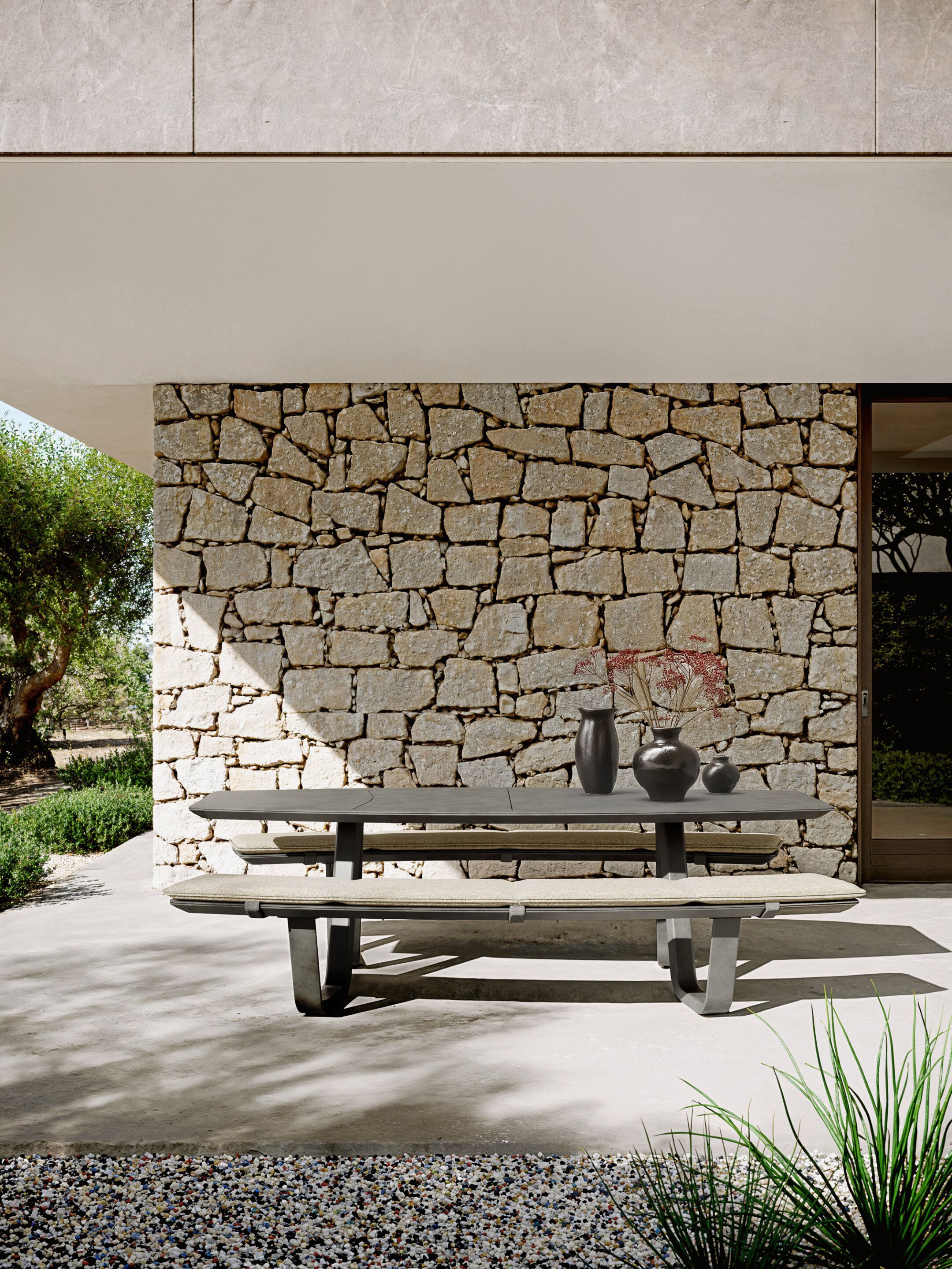 Прямоугольный стол для пикника со встроенными скамейками Atmosphera 8teen ARCH-00084249 - Вид №5