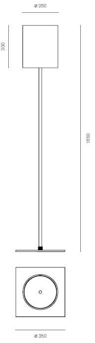 Firmamento Milano Светодиодный торшер из алюминия Sesè sun-id-1394919 - Вид №4